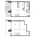 m●（灘・間取）WOB六甲道メゾネット号