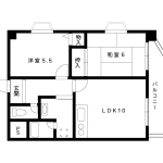 1m（東灘・間取）アヴァンセ岡本 01号