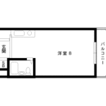 m●（東灘・間取）チュリス御影北向き号