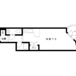 1m（東灘・間取）インパサディナ